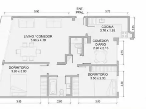 Departamento en Venta 29 años