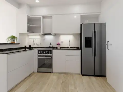 Depto Tipo Casa 3 ambientes con 1 baño