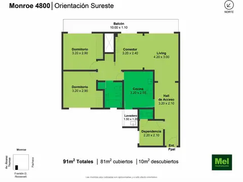 Avenida Monroe 4800