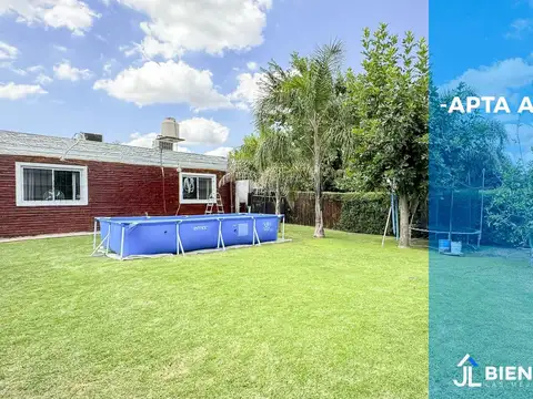 Casa 4 ambientes con 2 baños