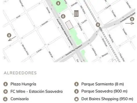 Departamento en Venta de 1 dormitorio