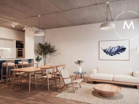 Departamento 3 ambientes con 2 baños