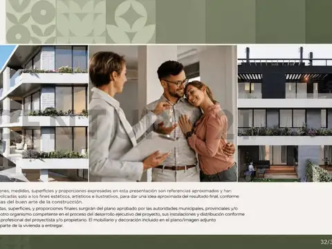Departamento en Venta con 1 cocheras