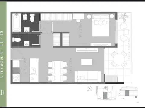 Departamento en Venta de 2 ambientes
