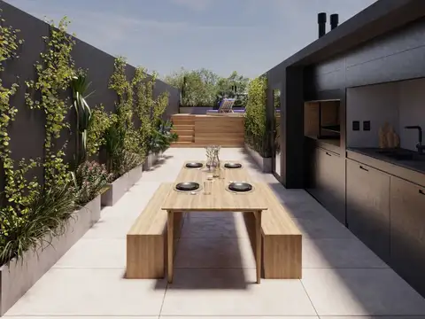 VTA DUPLEX 4 AMB JARDIN PARRILLA BALCON NUÑEZ