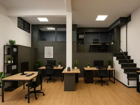 Permuta / Venta oficina de 68 m2 y doble altura en San Martin y Urquiza. Zona Centro