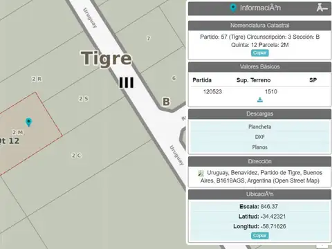 Terreno en Venta, FOT 120