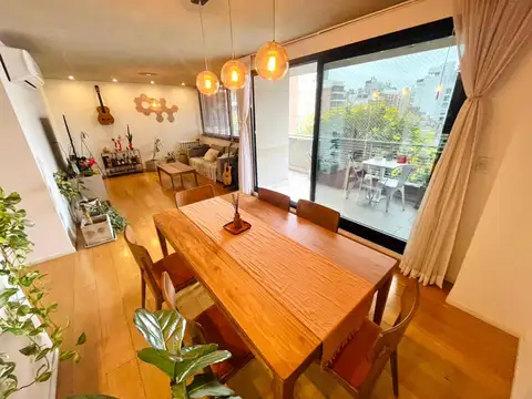 Departamento Tres dormitorios, Tres baños, cochera, Amenities