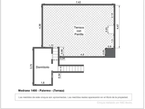 Depto Tipo Casa en Venta de 3 ambientes