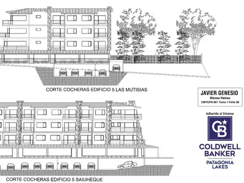 VENTA Oficina  41,28m2 UF 29 en pozo, centro Villa la Angostura