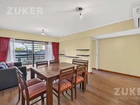 Departamento en Las Cañitas 2 ambientes, con Balcon terraza con vista al Polo