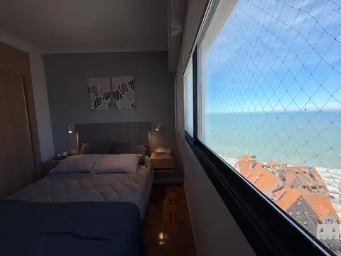 VENTA DEPTO 2 AMB RECICLADO Y AMOBLADO VISTA AL MAR. VIAMONTE 2000 MAR DEL PLATA