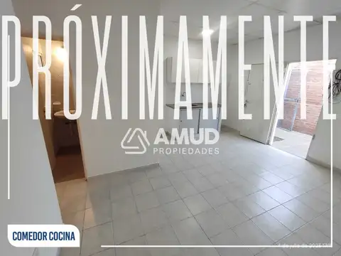 Departamento 2 ambientes con 1 baño