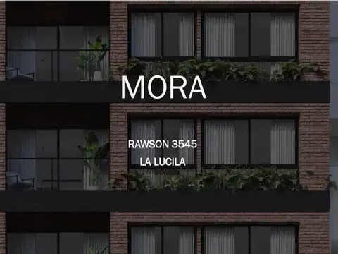Rawson al 3500 – La Lucila | 2 amb al frente (posible 3) | Balcón | Entrega 2027 | Edificio MORA