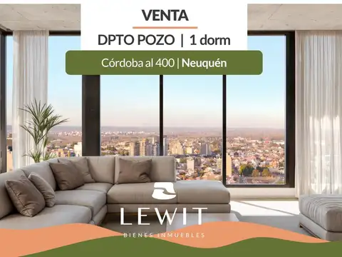 Venta departamento en pozo | 1 dormitorio | Balcón | Amenities | Zona centro | Neuquén