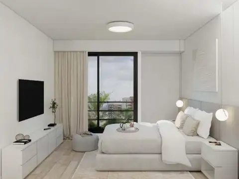 Departamento 2 ambientes con 2 baños