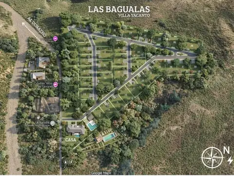 LOTE 3000m2 V.YACANTO PROMO 2 LOTES AL PRECIO DE 1