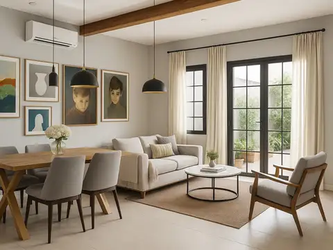 Casa 3 ambientes con 1 baño