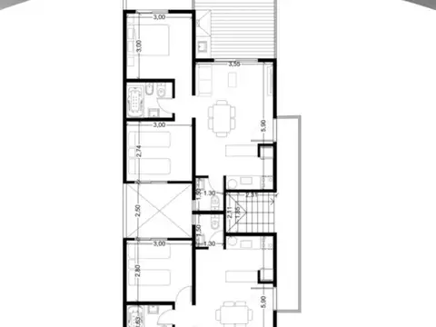 Departamento en Venta con 1 cocheras