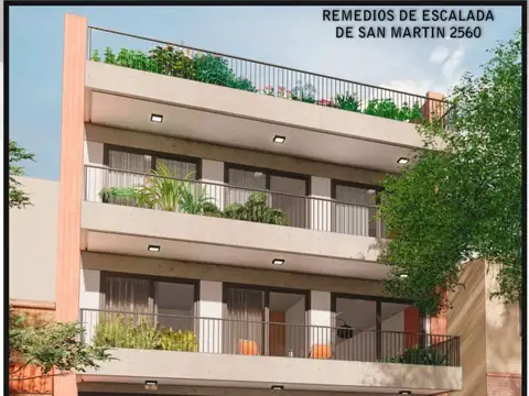 Depto Tipo Casa 2 ambientes con 2 baños