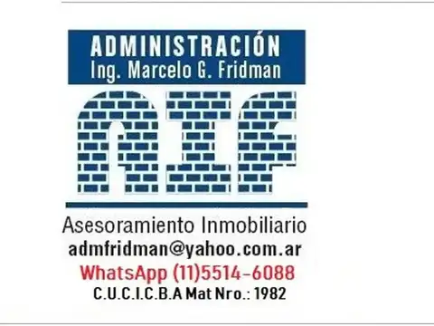 Depto al frente muy luminoso