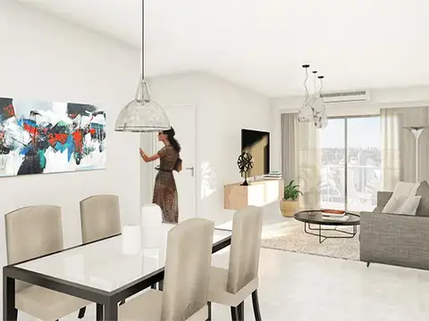 Departamento 3 ambientes con 2 baños