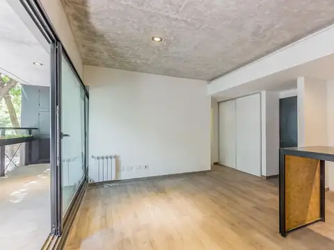 Departamento 2 Ambientes Premium en Colegiales C/ gran balcón, parrilla y hormigon a la vista