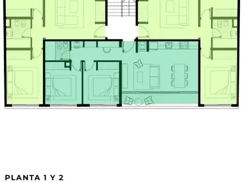 Departamento en Venta de 3 ambientes