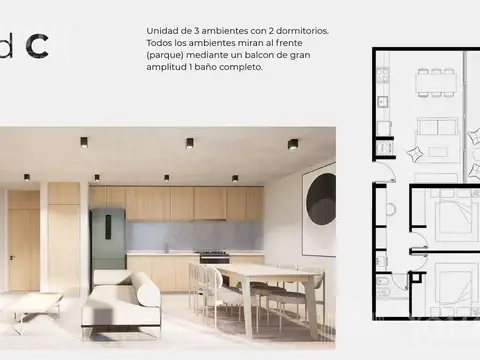 Departamento en Venta en Don Bosco, USD 125.000