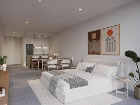 Venta Depto Monoambiente  40.74 m² amoblado con balcón en pozo Recoleta