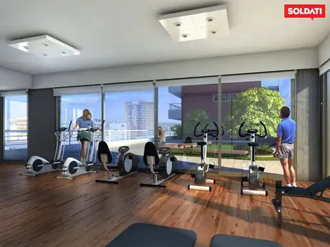 Departamento 2 ambientes con 1 baño