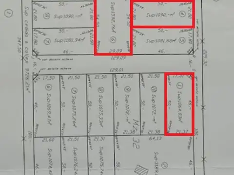 Terrenos de 1080 m2 sobre 13 de Caballería Oeste