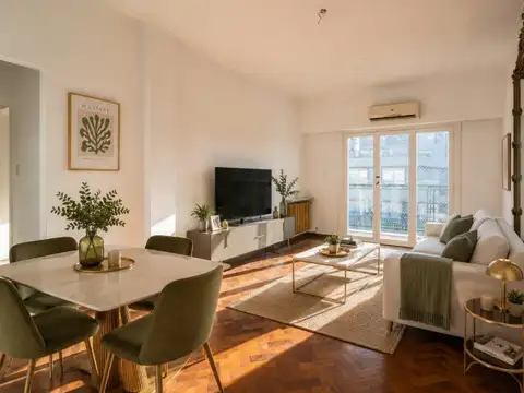 VENTA 3 ambientes en piso alto en Cañitas