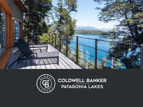 Casa de autor equipada de 223 m² con acceso directo al lago Nahuel Huapi en Villa La Angostura