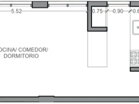 Departamento en Venta al Oeste