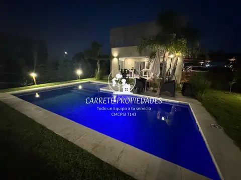 Casa en venta 4 amb. Pileta, Cochera y lote interno. Pilar del Este  Santa Lucia 100