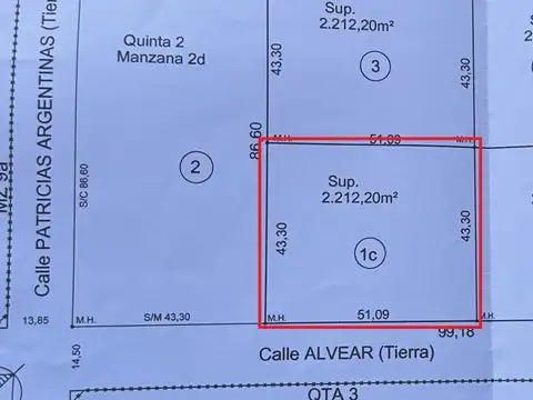 Alvear y Patricias Argentinas , Piso No definido