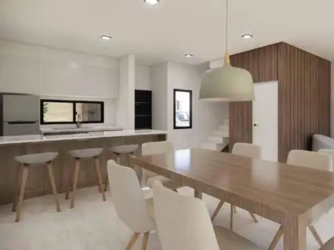 Depto Tipo Casa 3 ambientes con 3 baños