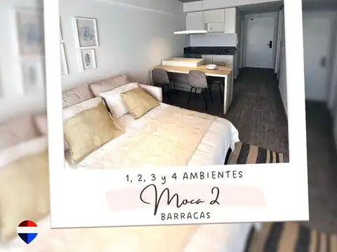 VENTA Monoambiente Balcon Barracas Full Amenities