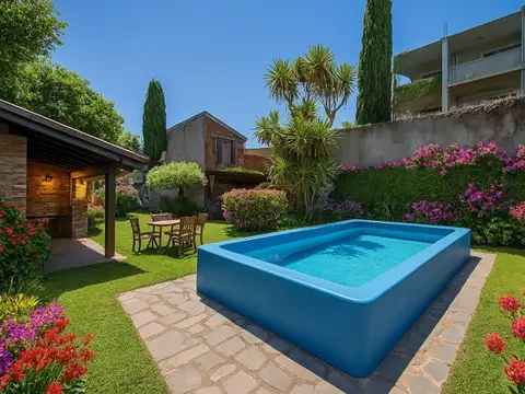 Casa. 4 amb. Galeria. Pileta. Terreno 45 mts