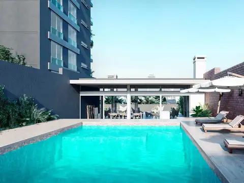 VENTA DEPRATAMENTO POZO UN DORMITORIO CON PARRILLA