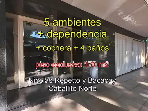 Departamento 5 ambientes en Caballito
