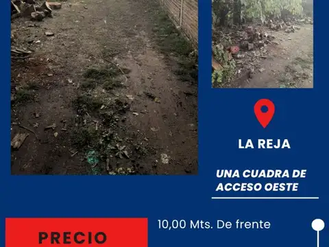 Terreno en Venta en La Reja, USD 64.500