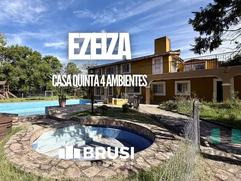 CASA QUINTA EN VENTA EN EZEIZA