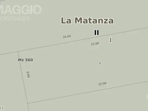 Terreno en Venta en Ramos Mejía Sur, USD 130.000