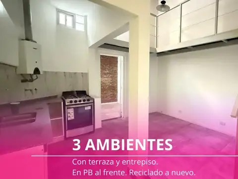 Venta - PH - 3 ambientes - Flores - Terraza
