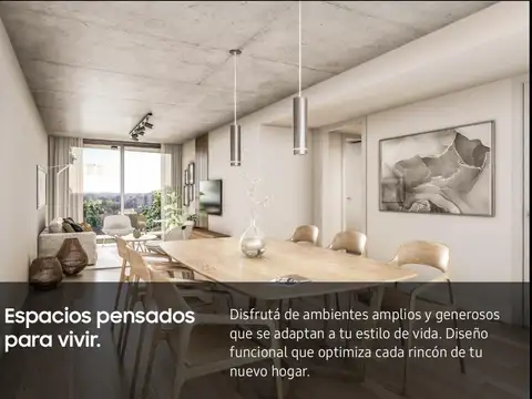 Departamento 2 ambientes con 1 baño