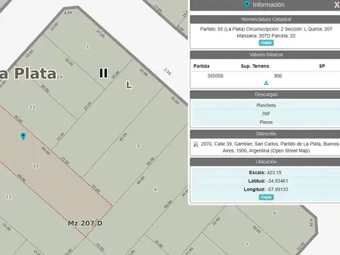 Terreno en La Plata