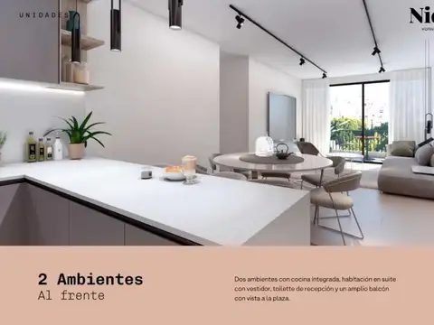 Departamento en Venta con 1 cochera