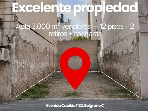 Terreno en venta en Belgrano C